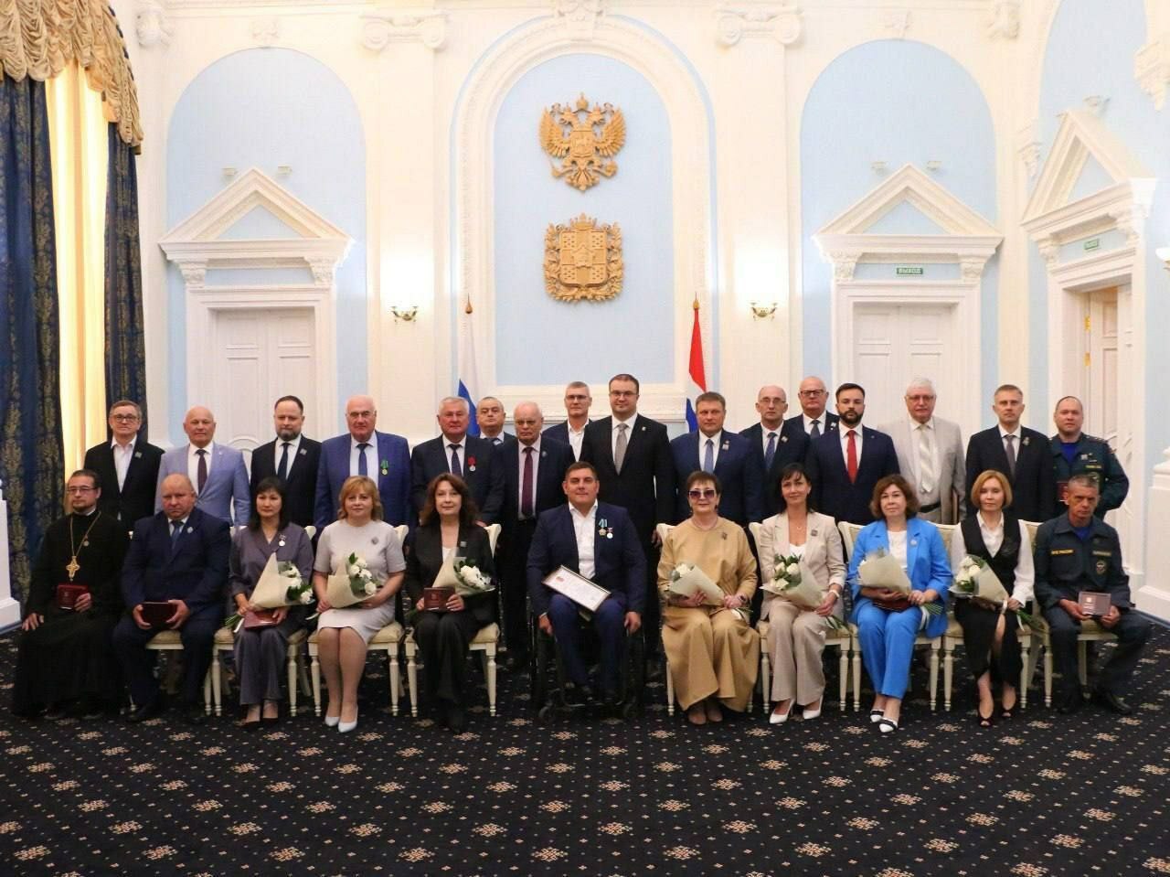 Торжественная церемония ко Дню России.